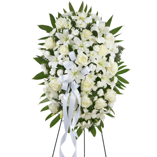 White Standing Spray